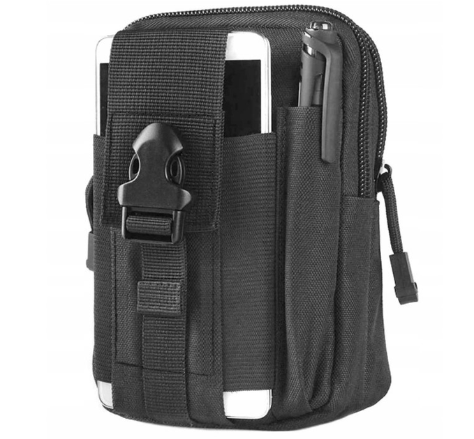 Тактическая мужская сумка Шкипер черная - изображение 2