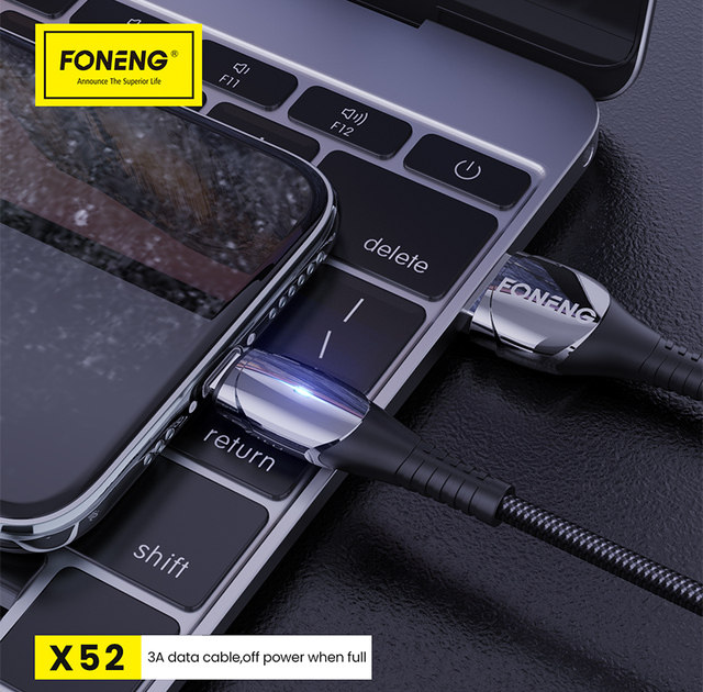 Зарядный кабель Zinc Intellectual FONENG Micro-USB - изображение 8