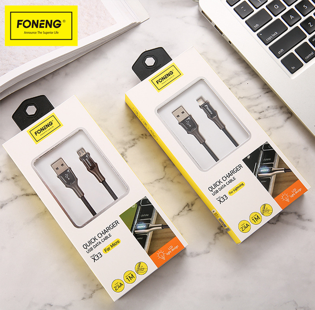 Зарядный кабель Zinc lightelogo FONENG Micro-USB - изображение 5