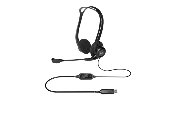 Навушники Logitech 960 з мікрофоном Black (981-000100) (955555912160866) - Уцінка - зображення 3