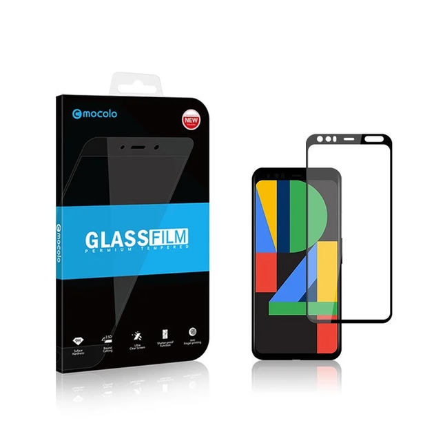 Захисне скло Mocolo 5D Full Glue для Google Pixel 4 Black (0.33 мм) - зображення 4