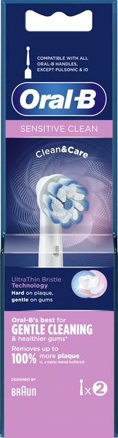 Насадки до зубної щітки Oral-B Sensitive Clean, 2 шт (4210201176534) Poland - зображення 5