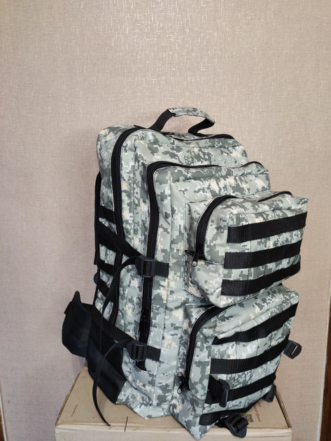 Крепкий тактический рюкзак на 70 литров Пиксель Украинского производства - изображение 1