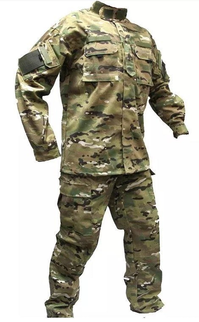 Тактичний Військовий Костюм Зигзаг Multicam (тканина полікоттон, Туреччина) (SEAM-MKRS1-PC-40) - изображение 1