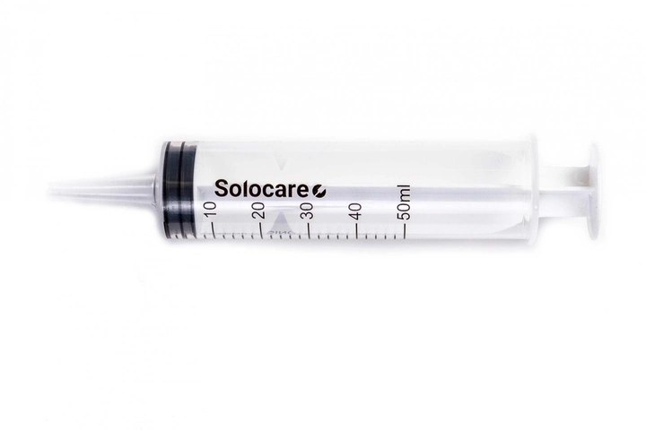 Шприц 50 мл Catheter Tip без голки 3-х комп. однораз. стер. «Solocare» Solocare - зображення 2