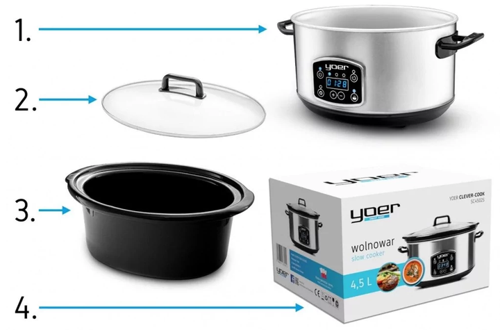 Мультиварка Yoer Clever-Cook (SC4502S) [69989] - изображение 4