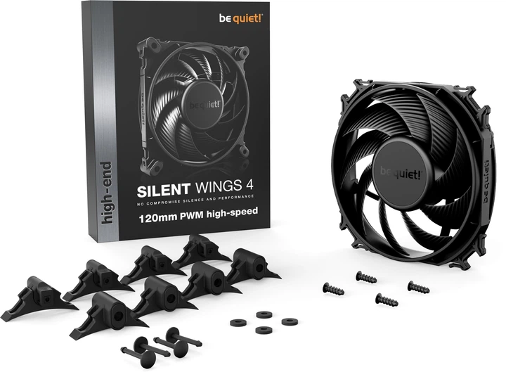 Кулер be quiet! Silent Wings 4 120 мм PWM high-speed Black (BL094) - зображення 5