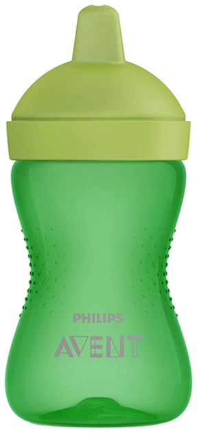 Чашка-непроливайка Philips Avent с твердым носиком Зеленая 300 мл (SCF804/03) - изображение 1
