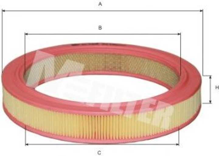 Фильтр воздушный MAZDA 626 MFilter (A110) - изображение 1
