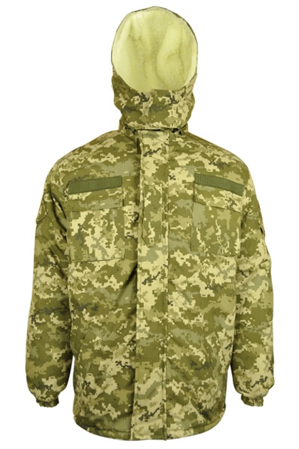 Куртка-бушлат Саржа на хутрі DiSi Company Збройних сил України ЗСУ 48 (А9866) Digital MO - зображення 1