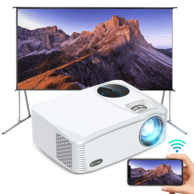 Проектор Blitzwolf BW-VP15 (7000 Lumen) Wi-fi 1080 Full HD CastScreen - изображение 6