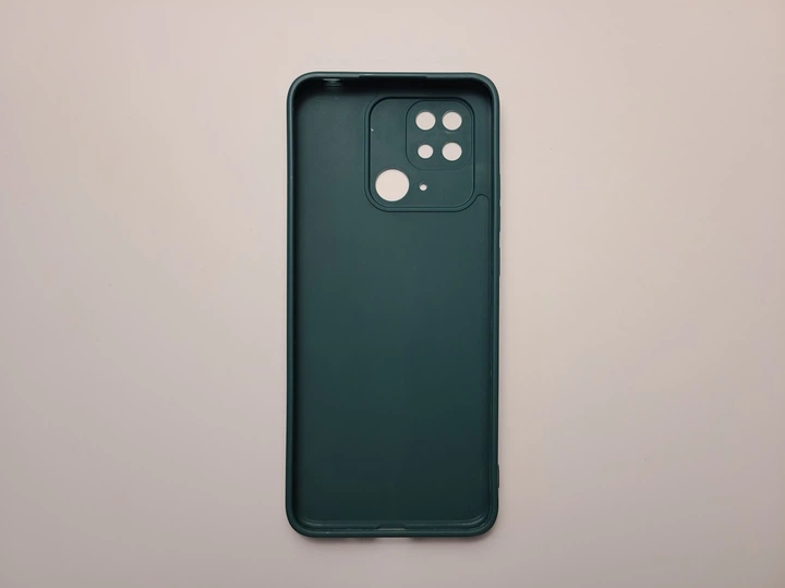 Чохол TPU Matte для Xiaomi Redmi 10C, Poco C40 бампер зелений - Фото 2 Чохол TPU Matte для Xiaomi Redmi 10C, Poco C40 бампер зелений - зображення 2