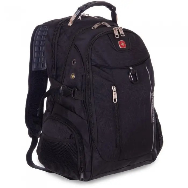 Рюкзак міський спортивний "7608" 35л Чорний рюкзак тактичний, туристичний рюкзак штурмовий (VS7005300) - изображение 1