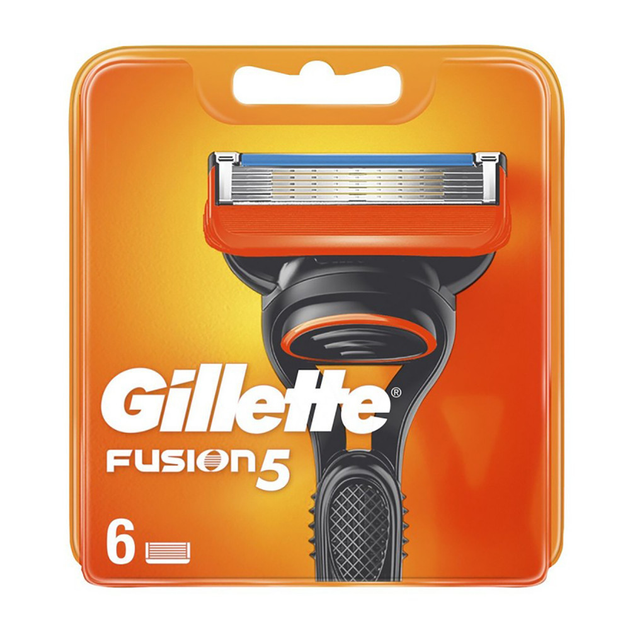 Сменные картриджи для бритья (лезвия кассеты) мужские Gillette Fusion5 ...