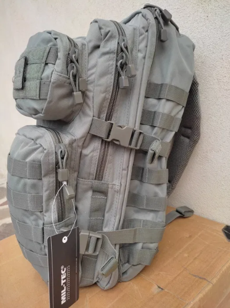 Рюкзак тактичний військовий туристичний Mil-Tec 40л сірий - зображення 2