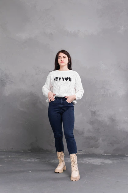Ботинки женские Fashion Horseshoe 3367 39 размер 25 см Бежевый 4228154 - изображение 10