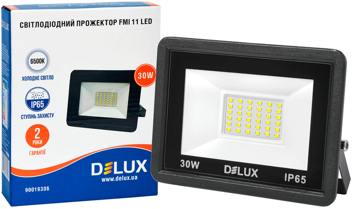 Светодиодный прожектор DELUX FMI 11 LED 30Вт 6500K IP65 (90019306) - изображение 3