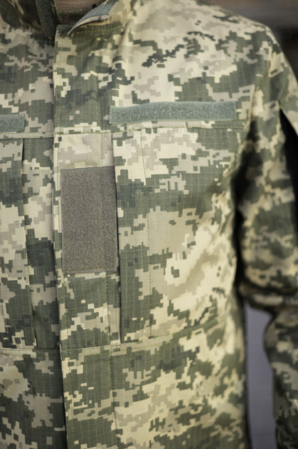 Чоловічий літній армійський костюм для ЗСУ (ЗСУ) тактична форма ріп-стоп Україна Піксель 48 розмір 7111 - зображення 2