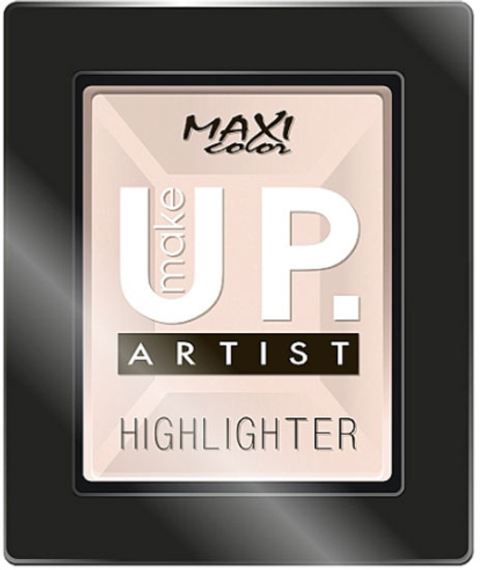 Акція на Хайлайтер Maxi Color Make Up Artist тон 01 Зоряне сяйво 8 г від Rozetka