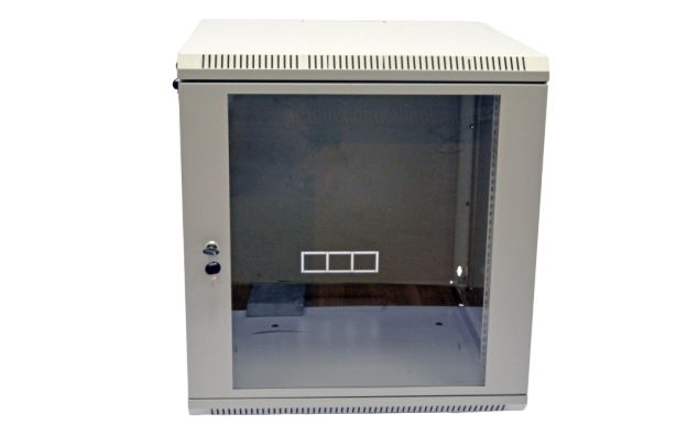 Шафа серверна настінна Net-server 19", 18U, 907х600х600мм (В*Ш*Г), розбірна, сірий, UA-MGSWA186G - зображення 3