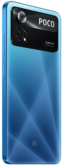 Smartfon Poco X4 Pro 5G 6/128GB Laser Blue (MZB0AYUEU) - obraz 4