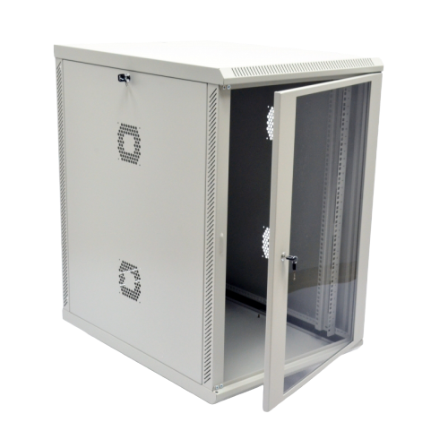 Шафа серверна настінна CMS 19", 18U, 907х600х800мм (В*Ш*Г), розбірна, сірий, UA-MGSWA188G - Фото 3 Шафа серверна настінна CMS 19", 18U, 907х600х800мм (В*Ш*Г), розбірна, сірий, UA-MGSWA188G - зображення 3