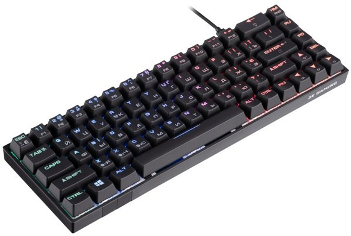 Клавіатура 2E KG380 GAMING, Black (2E-KG380UBK-RD) - изображение 1