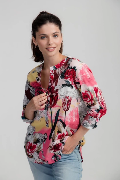 Женская блузка-рубашка XL красный 903-4 от продавца: Great clothes – в ...