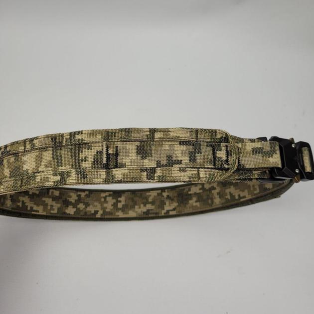 Ремень тактический мужской с системой моли Molle ВСУ Range belt Pixel 20221912-XL 7024 XL пиксель - изображение 2