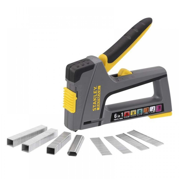 Степлер 6 в 1 для скоб A, G, CT100, шпилек Stanley FatMax TR75 (FMHT6-70868) - изображение 2