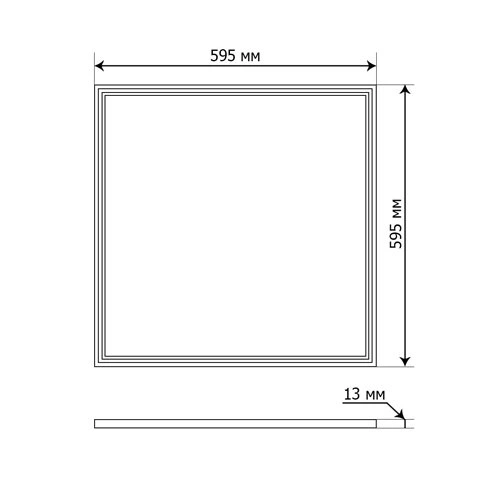 Светодиодная панель JL 600*600 48W 6000-6500K - изображение 3