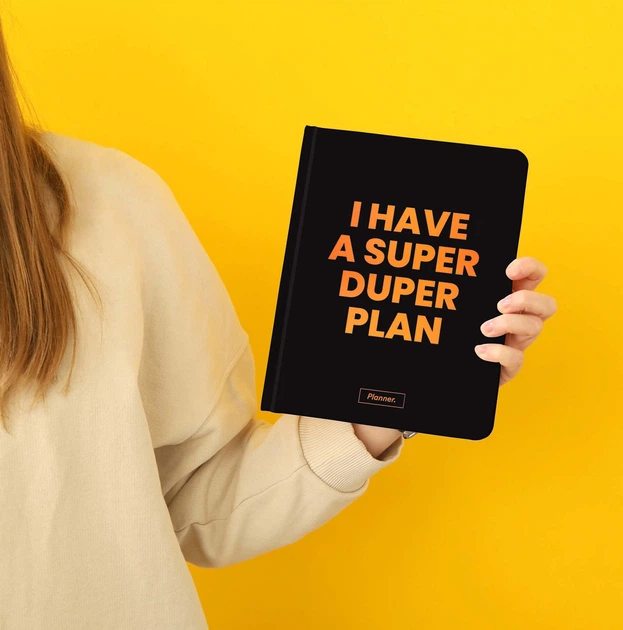 Планер недатированный «I have a super duper plan» black - Фото 8 Планер недатированный «I have a super duper plan» black - изображение 8
