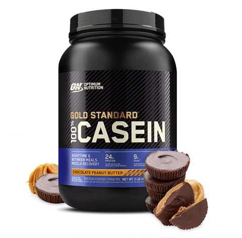 Протеїн Optimum Nutrition 100% Casein Gold Standard, 909 г - Шоколад арахісове масло(402412) - Фото 2 Протеїн Optimum Nutrition 100% Casein Gold Standard, 909 г - Шоколад арахісове масло(402412) - зображення 2