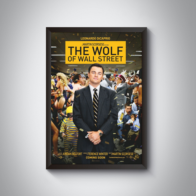 Постер фильма Скорсезе The Wolf of Wall Street / Волк с Уолл-стрит ...