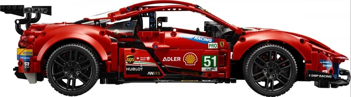 Конструктор LEGO 42125 Феррарі 488 GTE Technic Ferrari 488 GTE “AF Corse #51” - Фото 7 Конструктор LEGO 42125 Феррарі 488 GTE Technic Ferrari 488 GTE “AF Corse #51” - зображення 7