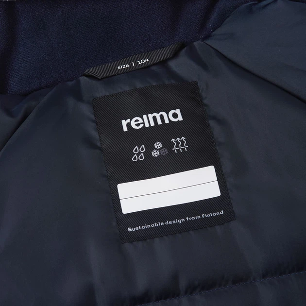 Детский зимний слитный комбинезон для девочки Reima Kurikka 5100131B-6985 134 см Темно-синий (6438429871385) - изображение 9