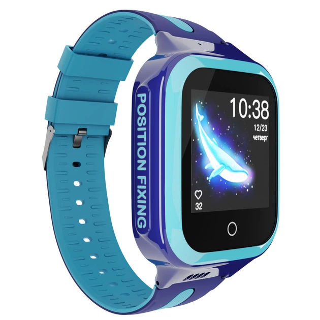 Детские водонепроницаемые GPS часы MYOX MX-70BW 4G синие с видеозвонком - изображение 3