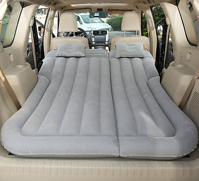 Универсальная кровать матрас в машину с насосом Серая – фото, отзывы .