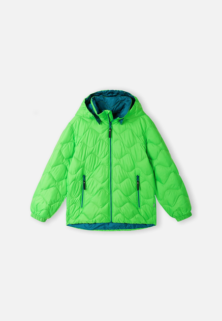Акція на Дитяча демісезонна термо куртка для хлопчика Reima Fossila 5100058A-9840 104 см від Rozetka
