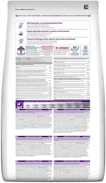 Сухой корм для собак средних пород Hill’s Science Plan Adult Sensitive Stomach&Skin Medium Breed с курицей 2.5 кг - Фото 2 Сухой корм для собак средних пород Hill’s Science Plan Adult Sensitive Stomach&Skin Medium Breed с курицей 2.5 кг - изображение 2