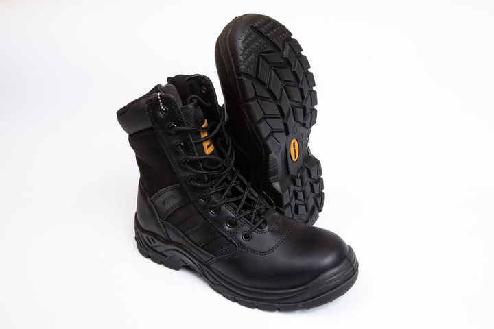 Берці тактичні. Чоловічі ультралегкі бойові черевики Мaxsteel Hi-legs Black 47 (311мм) чорні - зображення 1