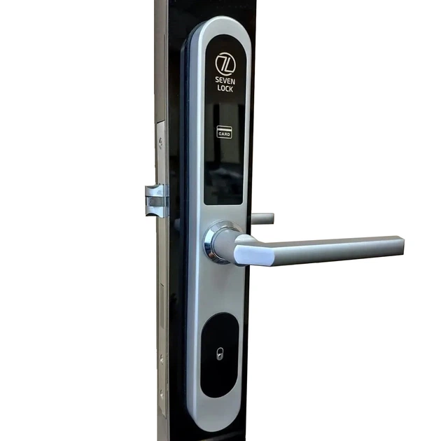Електронний RFID замок для офісів SEVEN LOCK SL-7737S silver ID EM - изображение 3