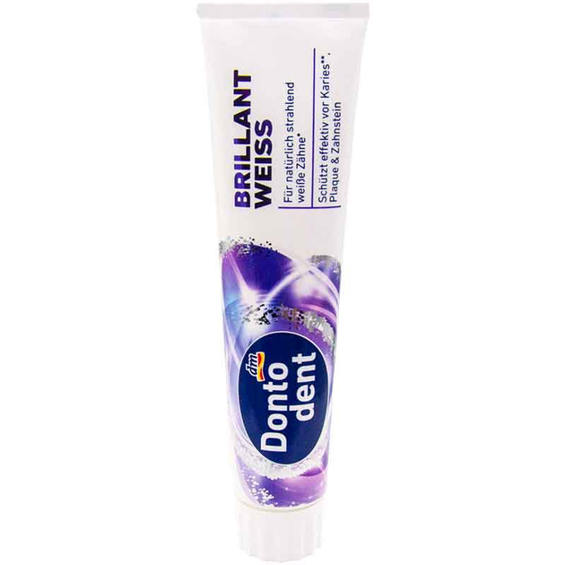 Зубная паста для отбеливания DONTODENT Brillant Weiss, 125 мл от ...