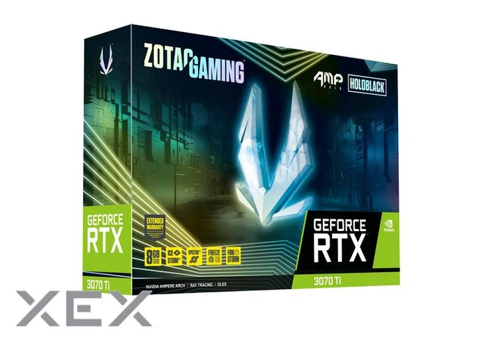 Видеокарта Zotac GAMING GeForce RTX 3070 Ti AMP Holo 8GB GDDR6X