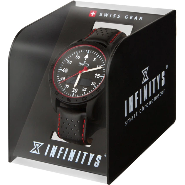 Смарт-часы Atrix INFINITYS X20 45mm Swiss Sport Chrono Black-leather Смарт-го (swwpaii2sscbl) - изображение 4
