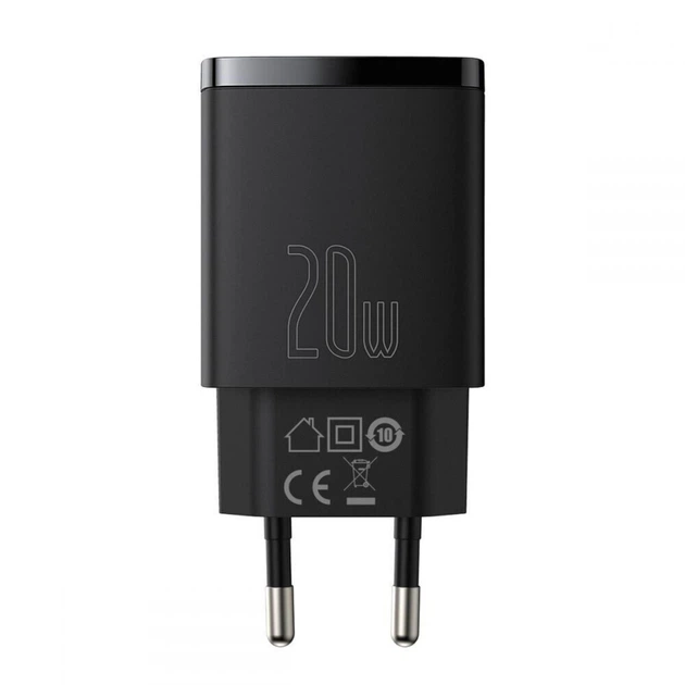 Сетевое зарядное устройство Hoco N5 1USB + Type-C PD20W+QC3.0 Black - Фото 5 Сетевое зарядное устройство Hoco N5 1USB + Type-C PD20W+QC3.0 Black - изображение 5