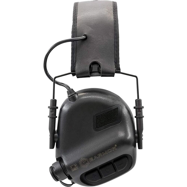 Навушники тактичні Earmor M31 активні шумоподавлюючі для стрільби Чорний - зображення 2