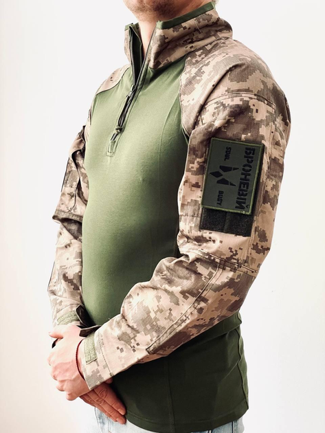 Бойова рубаха UBACS, піксель ЗСУ.Розмір S-M (46-48) БРОНЕВІЙ - изображение 1