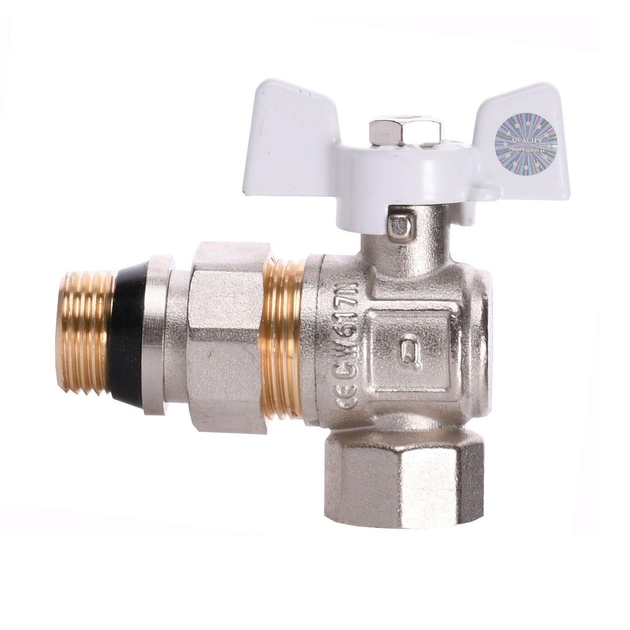 Кран шаровый угловой с американкой PROFESSIONAL QP004 PN40 1/2 ...