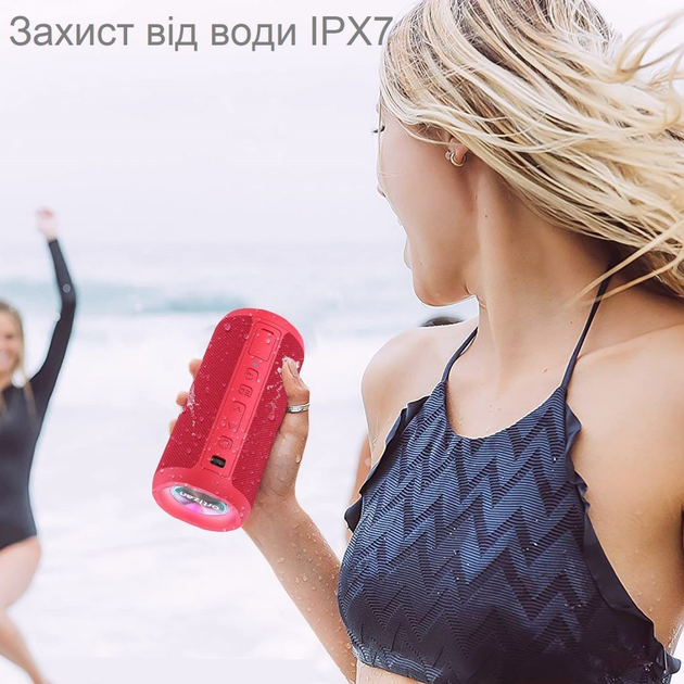 Портативная Колонка акустическая система Ortizan X10 Red - изображение 5